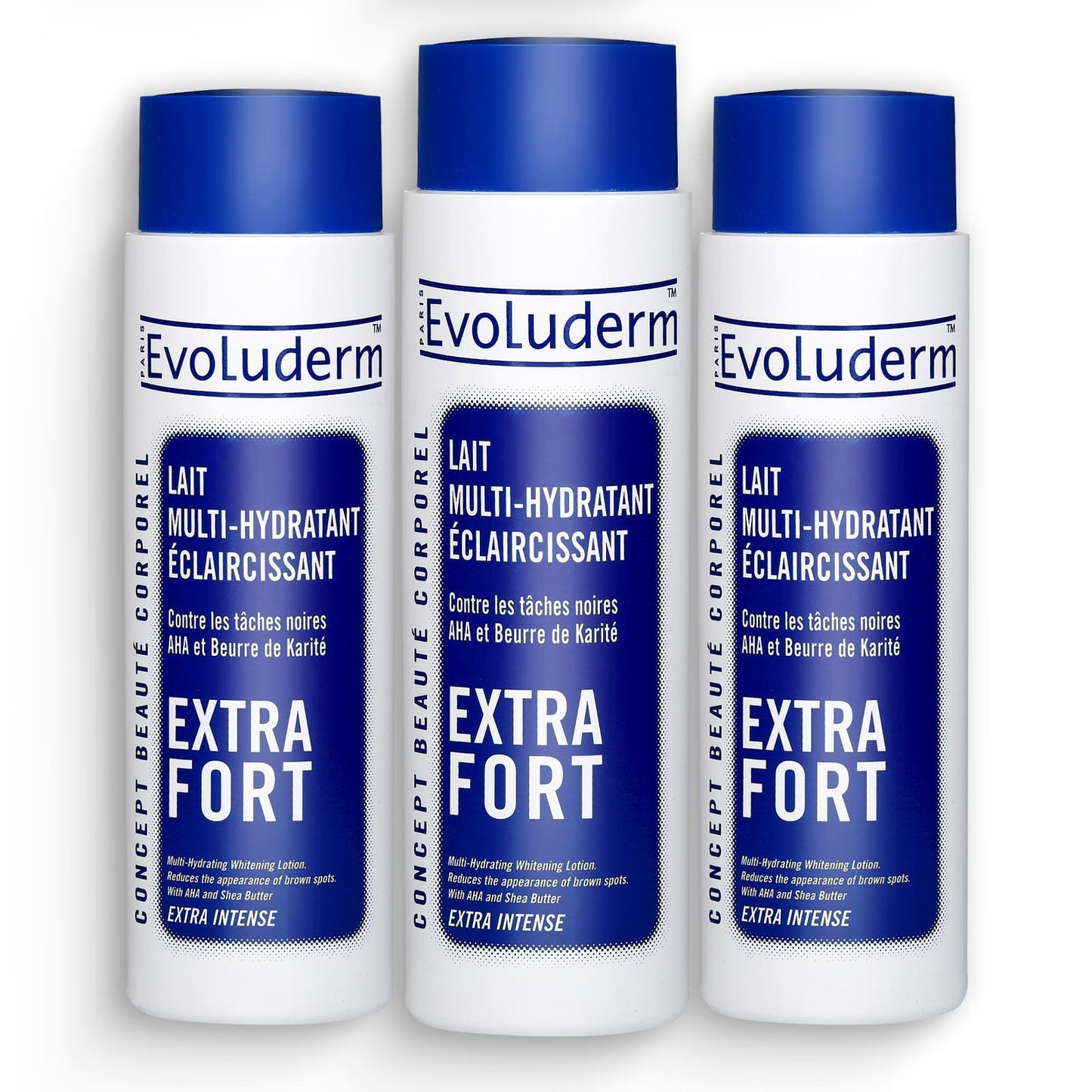 Lot de 3 Lait Multi-Hydratant Éclaircissant Extra Fort