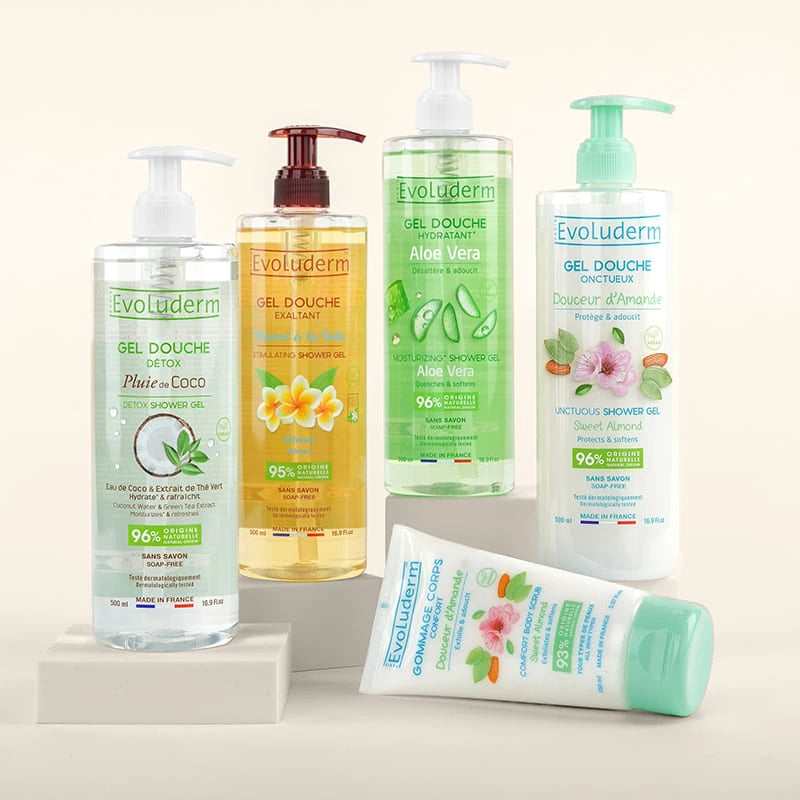 Offre découverte : 4 Gels Douche + Gommage Corps Offert