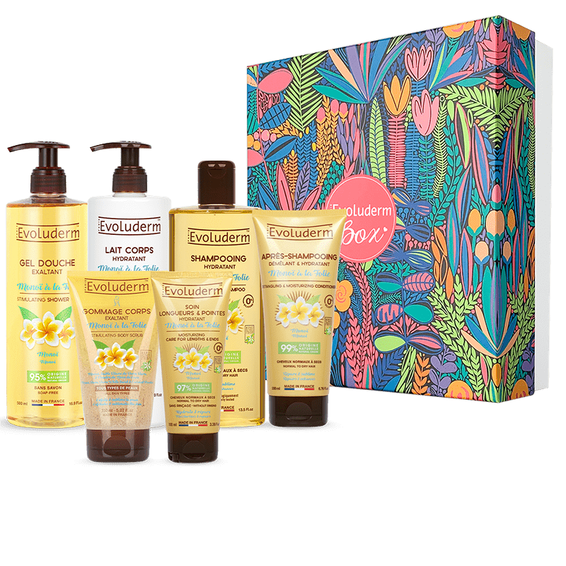 Coffret Corps et Cheveux Monoï à La Folie + Peigne Offert