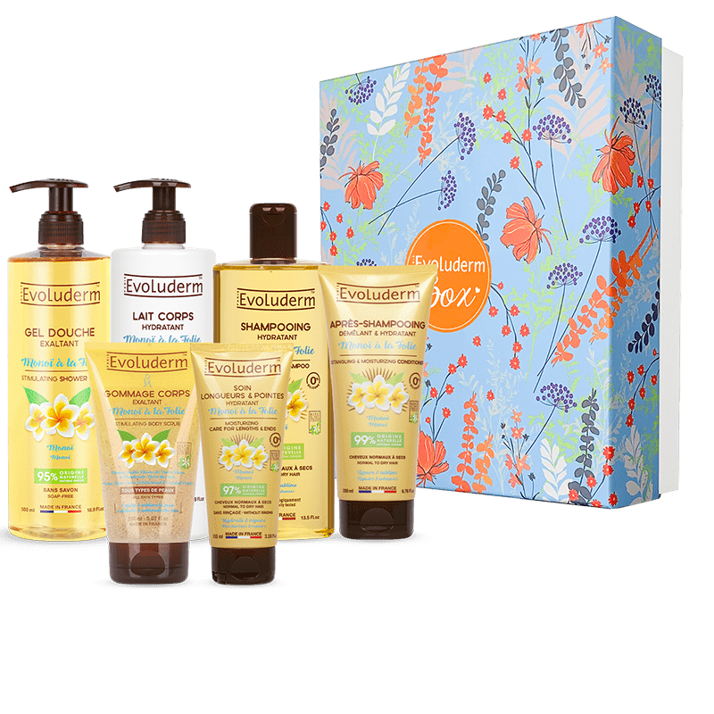 Coffret Corps et Cheveux Monoï à La Folie + Peigne Offert