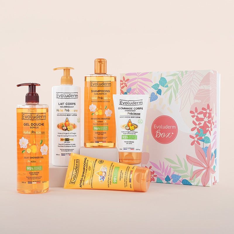 Coffret Soyeux Corps & Cheveux Huile Précieuse