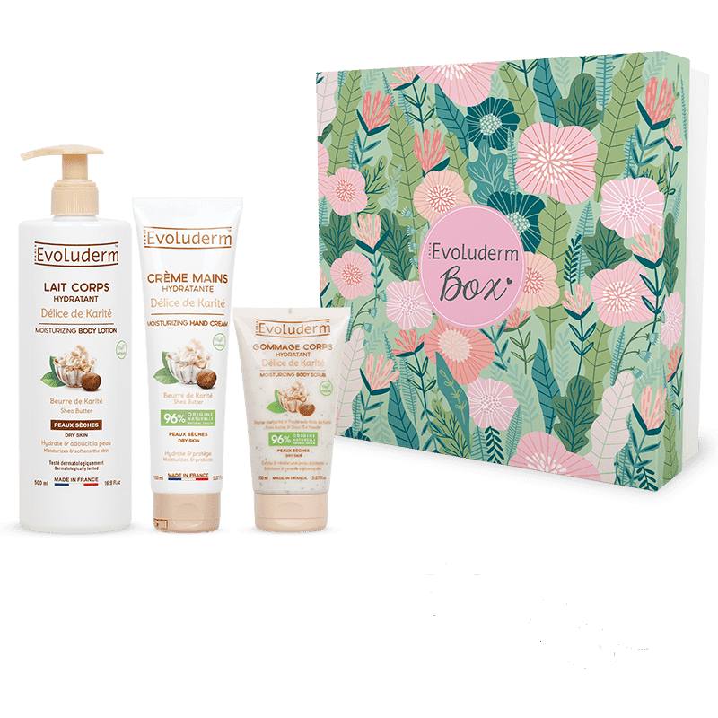 Coffret Corps Délice de Karité + Gant Exfoliant Offert