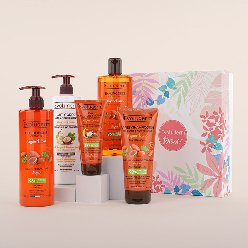 Coffret Hammam Corps & Cheveux Argan Divin