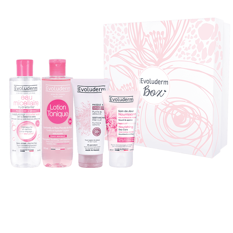 Sensitive Skin Facial Care Set + Free 2 Cotton