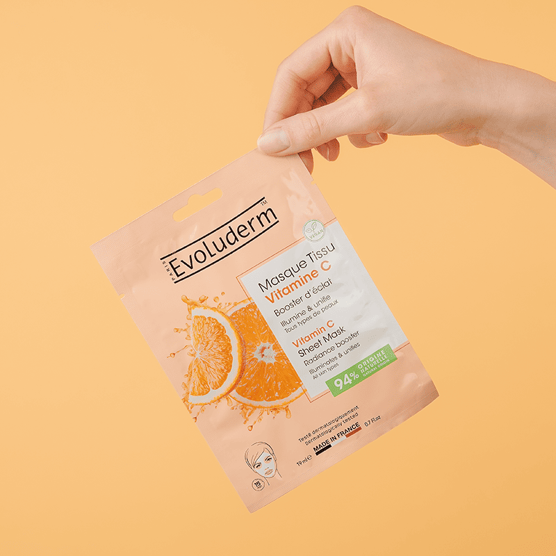 Masque Tissu Vitamine C Booster d’éclat