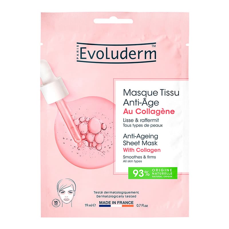 Masque Tissu Anti-Âge au Collagène