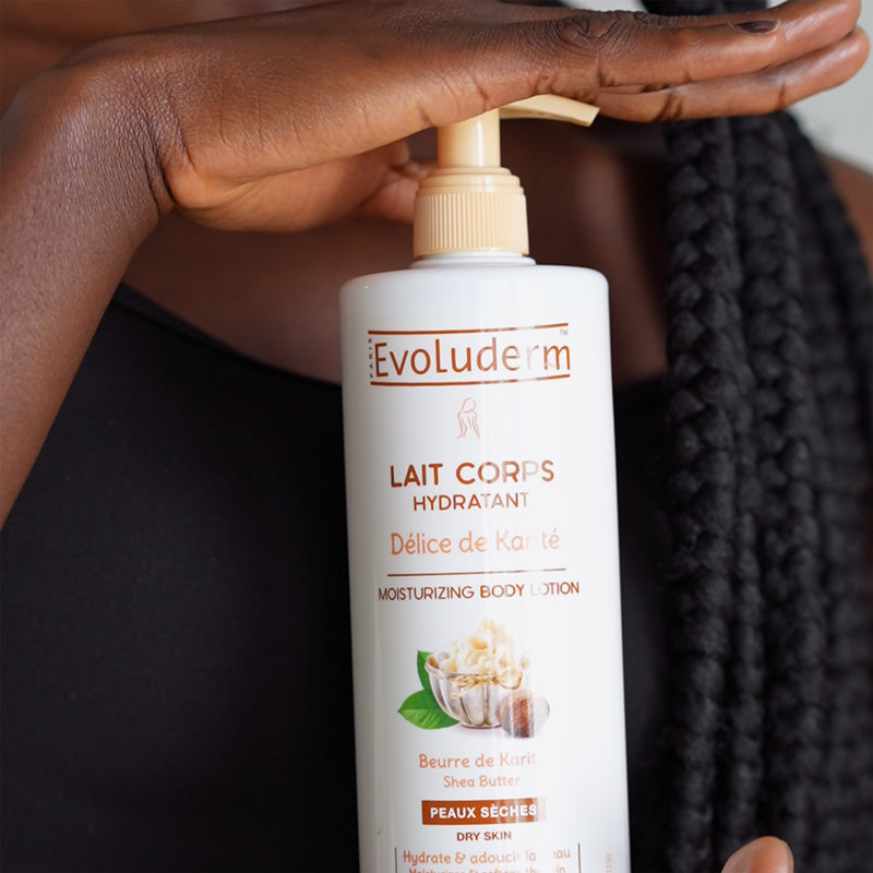 Routine Soin Corps & Cheveux au Karité + Lait Eclaircissant