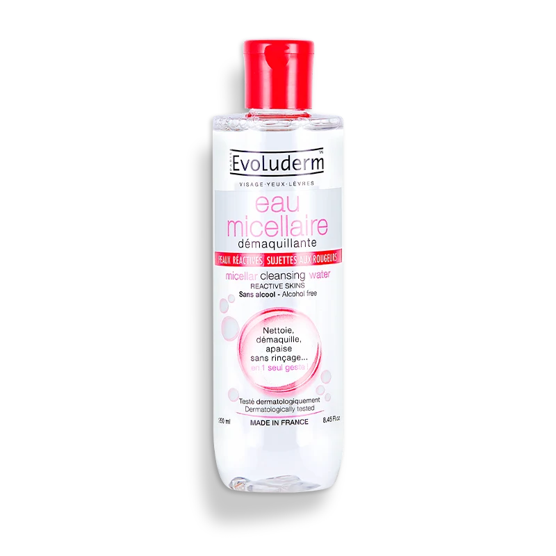 Eau Micellaire Démaquillante Peaux Réactives, Sujettes Aux Rougeurs
