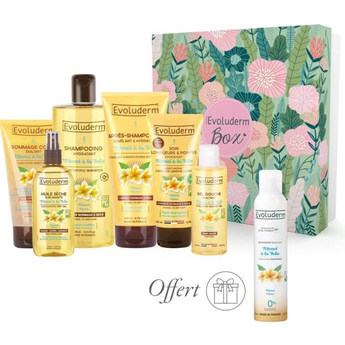 Monoï à la Folie Heavenly Body & Hair Box + Free hairbrush