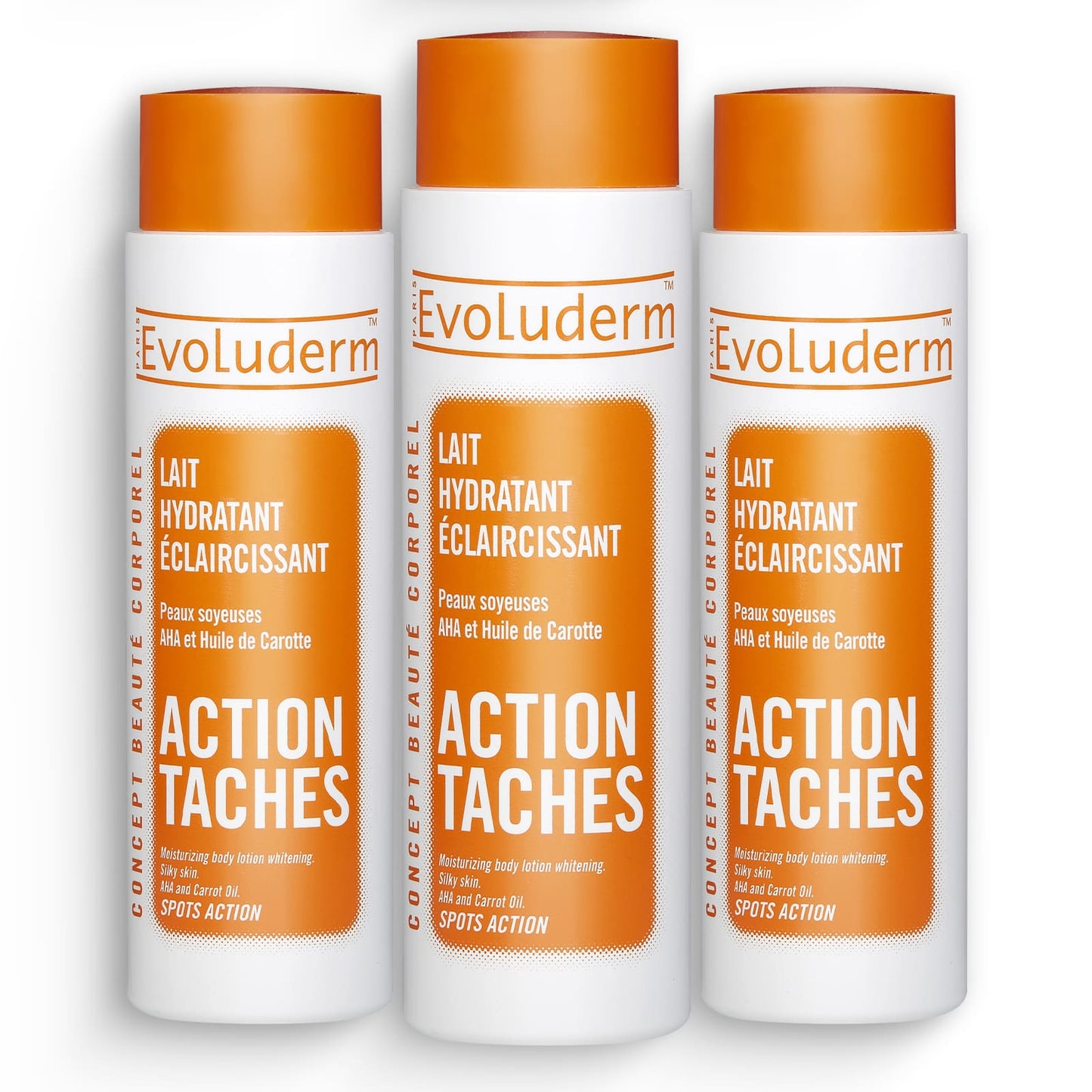 Lot de 3 Lait Hydratant Éclaircissant Action Tâches