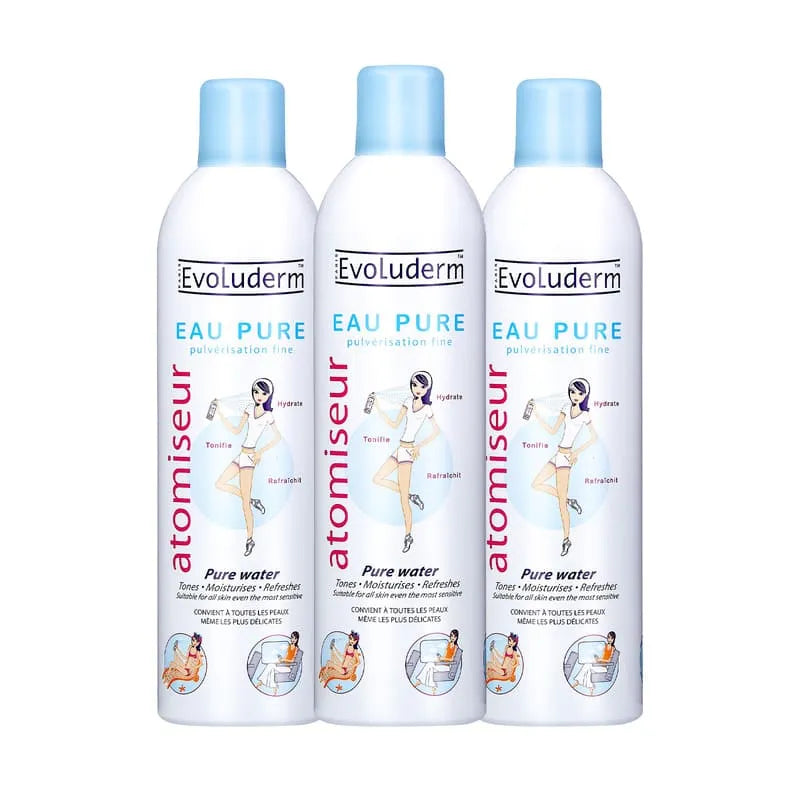 Lot de 3 Atomiseurs Eau Pure - 400ml