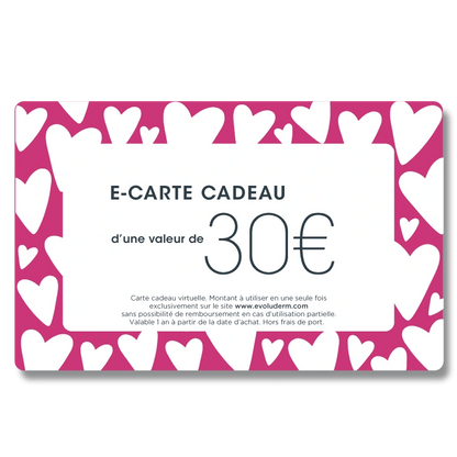 E-carte Cadeau Evoluderm