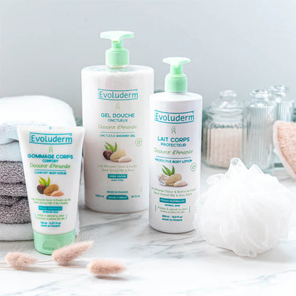 Coffret Corps & Cheveux Douceur d’Amande +Fleur de Douche Offerte