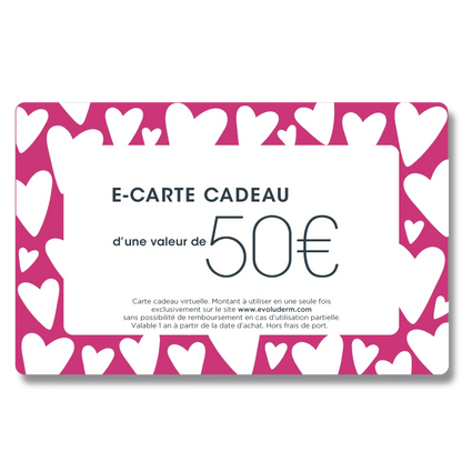 E-carte Cadeau Evoluderm