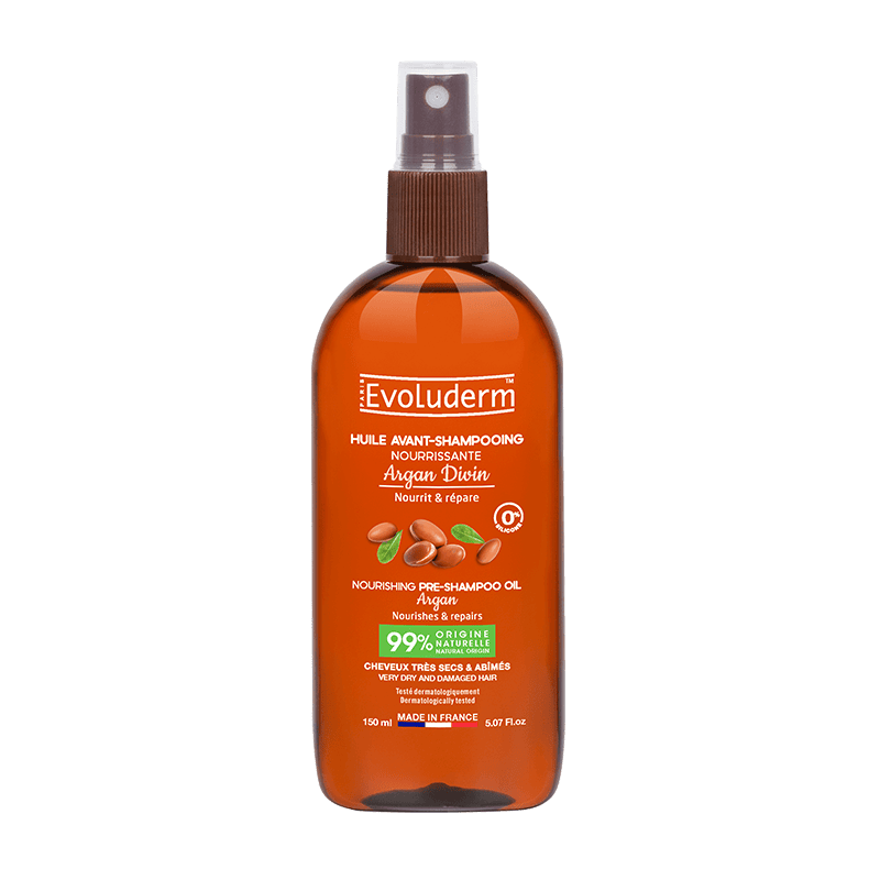 Huile Avant-Shampoing Nourrissante Argan Divin
