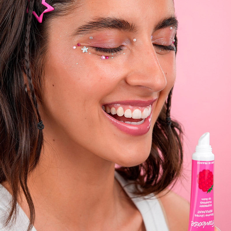 Aufpolsternder Himbeer-Lippenbalsam