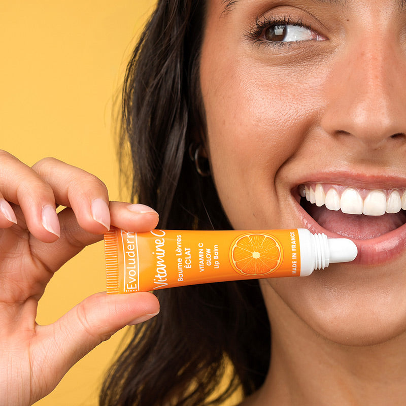 Vitamin C Lippenbalsam für strahlende Lippen