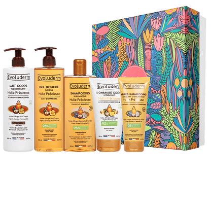Coffret Soyeux Corps & Cheveux Huile Précieuse + Chouchou Offert