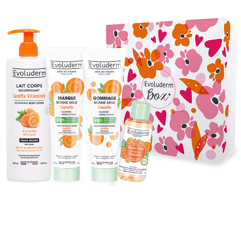 100% Carrot Face & Body Box + Free Headband