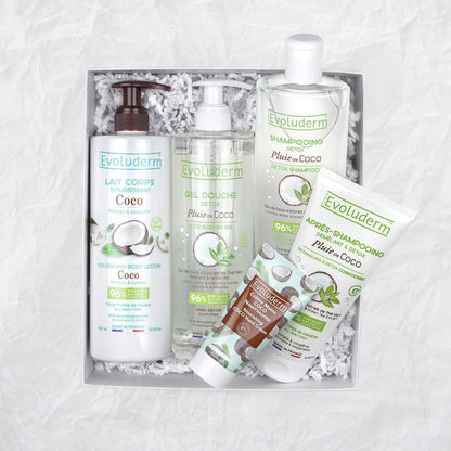 Coffret Corps & Cheveux Coco + Gant Exfoliant Offert