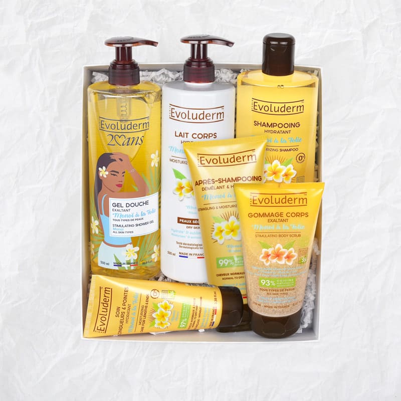 Coffret Corps et Cheveux Monoï à La Folie + Peigne Offert