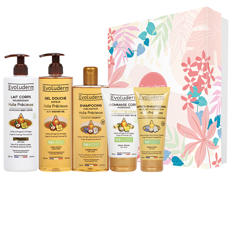 Coffret Soyeux Corps & Cheveux Huile Précieuse