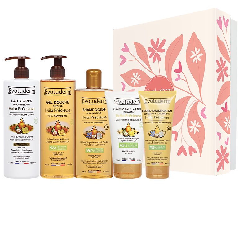 Coffret Soyeux Corps & Cheveux Huile Précieuse
