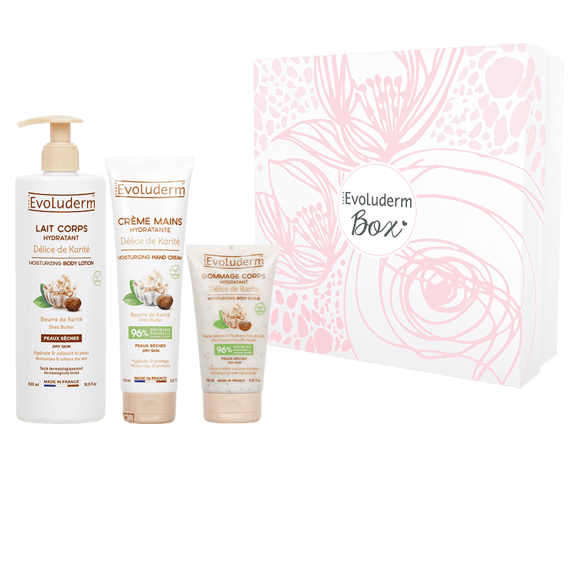 Coffret Corps Délice de Karité + Gant Exfoliant Offert