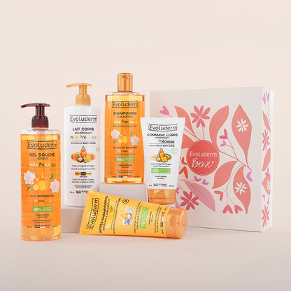 Coffret Soyeux Corps & Cheveux Huile Précieuse