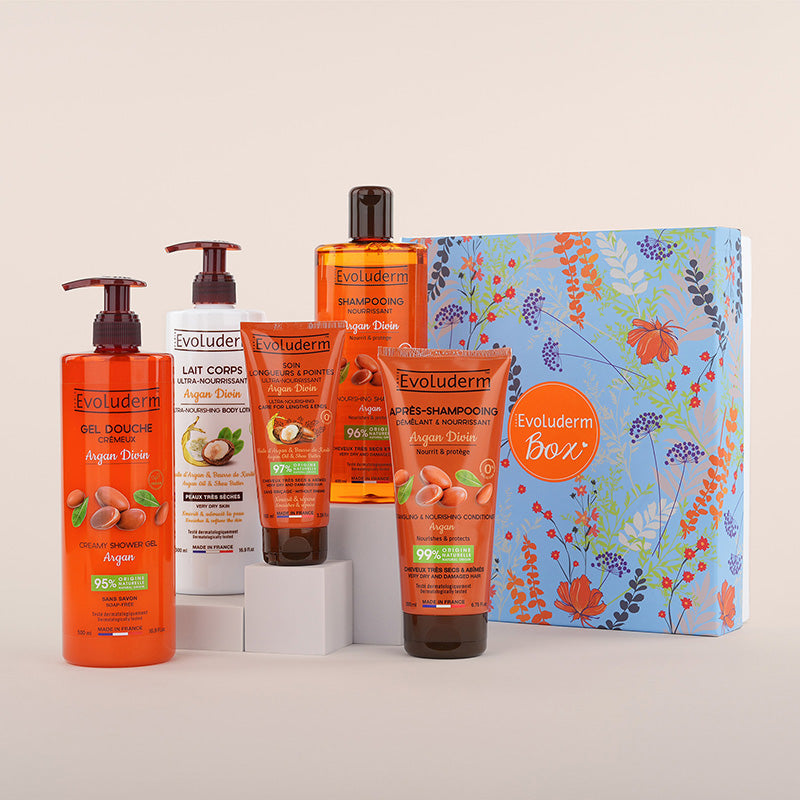 Coffret Hammam Corps & Cheveux Argan Divin