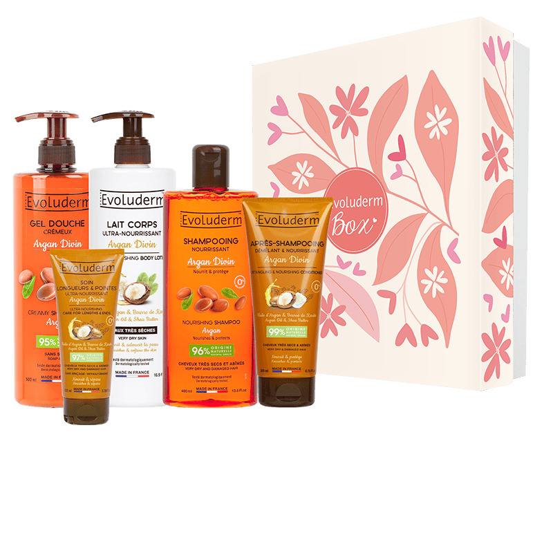 Coffret Hammam Corps & Cheveux Argan Divin