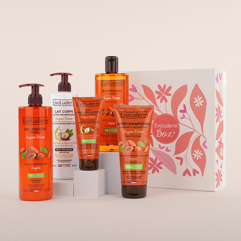 Coffret Hammam Corps & Cheveux Argan Divin