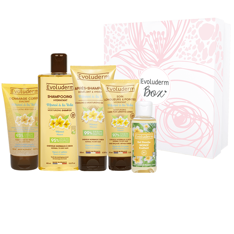 Coffret Idyllique Corps & Cheveux Monoï à la Folie + Peigne Offert