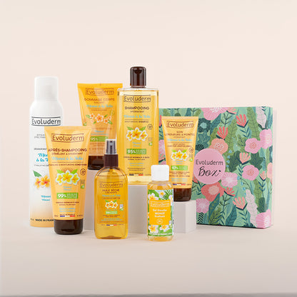 Monoï à la Folie Heavenly Body &amp; Hair Box + Free hairbrush