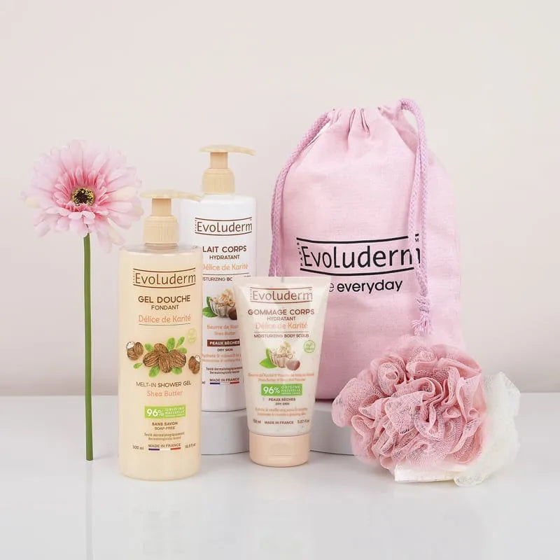 Pochon Corps 3 produits Délice de Karité