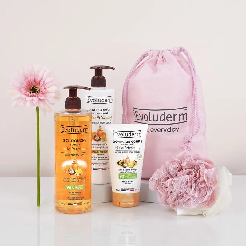 Pochon Corps 3 produits Huile Précieuse