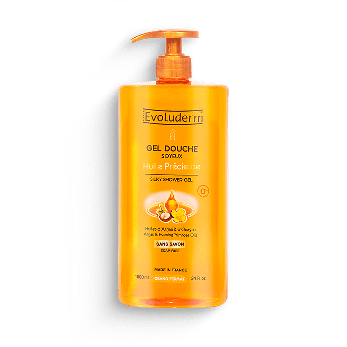 Gel Douche Soyeux Huile Précieuse Evoluderm