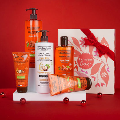Coffret Hammam Corps & Cheveux Argan Divin