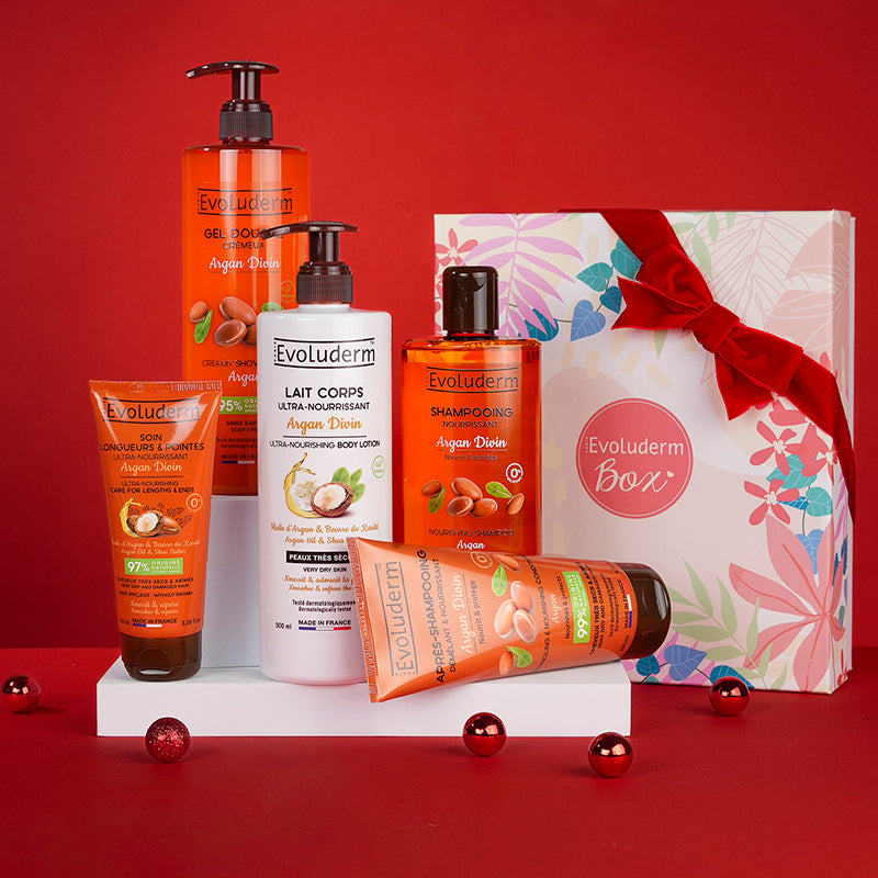 Coffret Hammam Corps & Cheveux Argan Divin