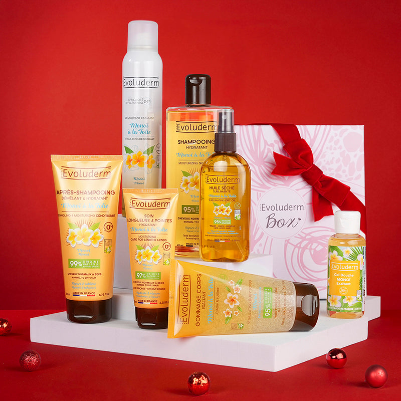Coffret Paradisiaque 7 produits Corps & Cheveux Monoï à La Folie