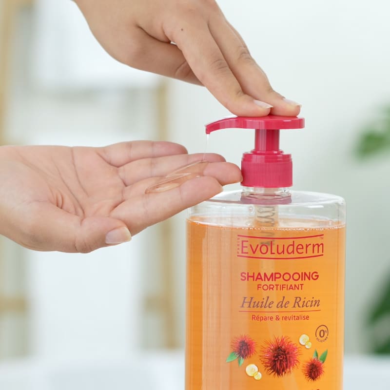 Routine Cheveux Huile de Ricin + Brosse à Cheveux Offerte