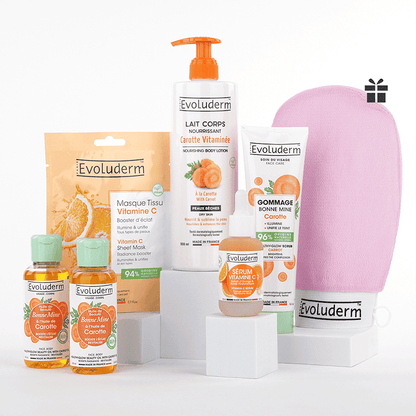 Routine Éclat Visage & Corps + un Gant Exfoliant Offert