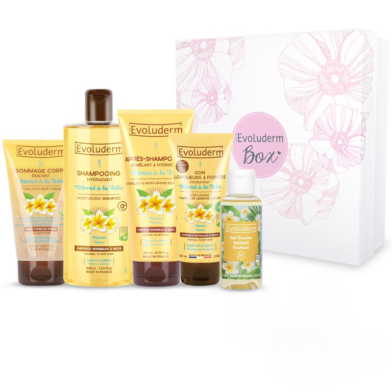 Coffret Idyllique Corps & Cheveux Monoï à la Folie + Peigne Offert