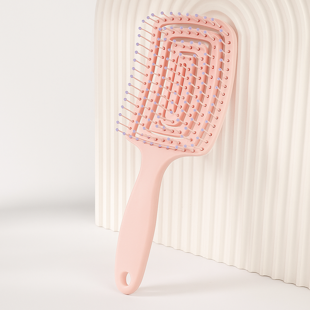 Routine Cheveux Huile de Ricin + Brosse à Cheveux Offerte