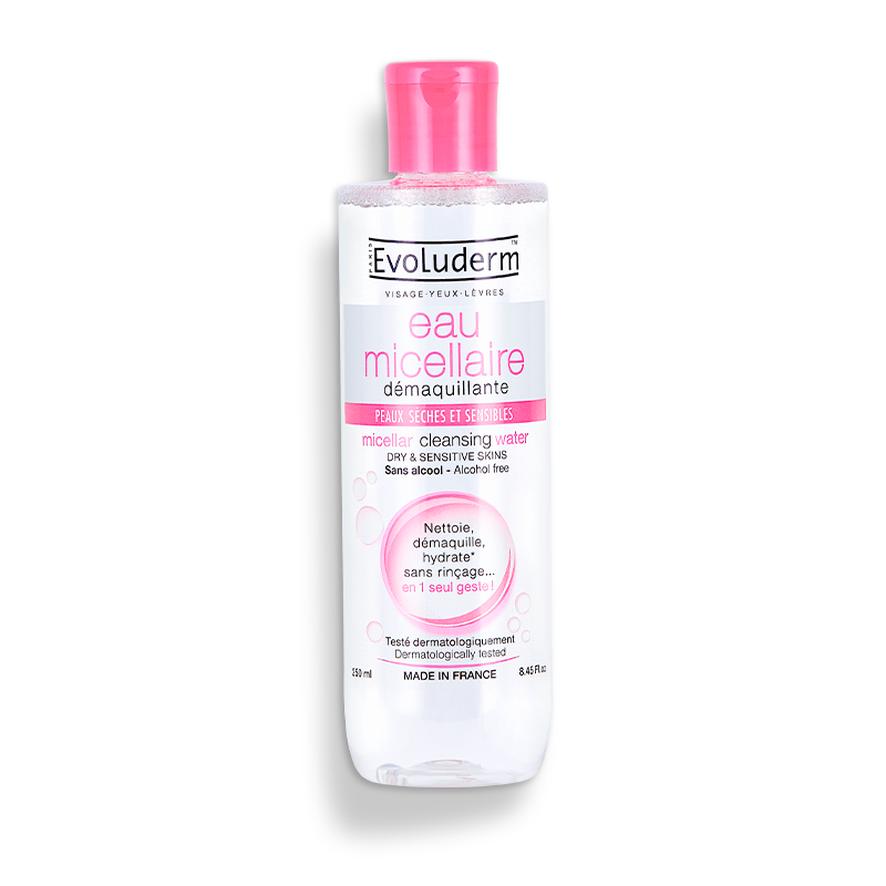 Eau Micellaire Démaquillante Peaux Sèches & Sensibles