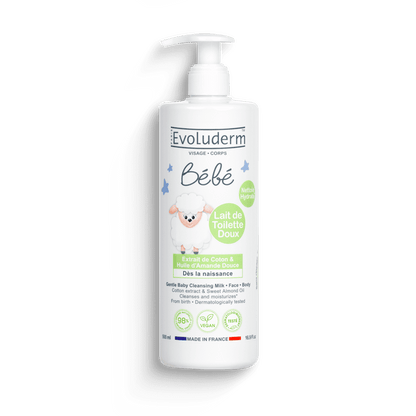 Lait de Toilette Doux Visage & Corps Bébé