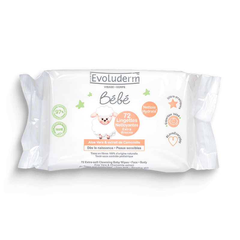 72 Extra-Gentle Cleansing Baby Wipes 