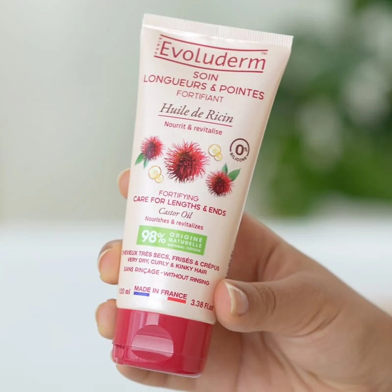 Routine Cheveux à l’Huile de Ricin – 3 Produits pour Cheveux Frisés, Secs ou Crépus + Brosse à Cheveux Offerte