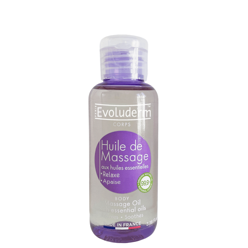 Massage oil with essential oils