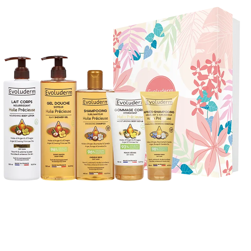 Coffret Soyeux Corps & Cheveux Huile Précieuse